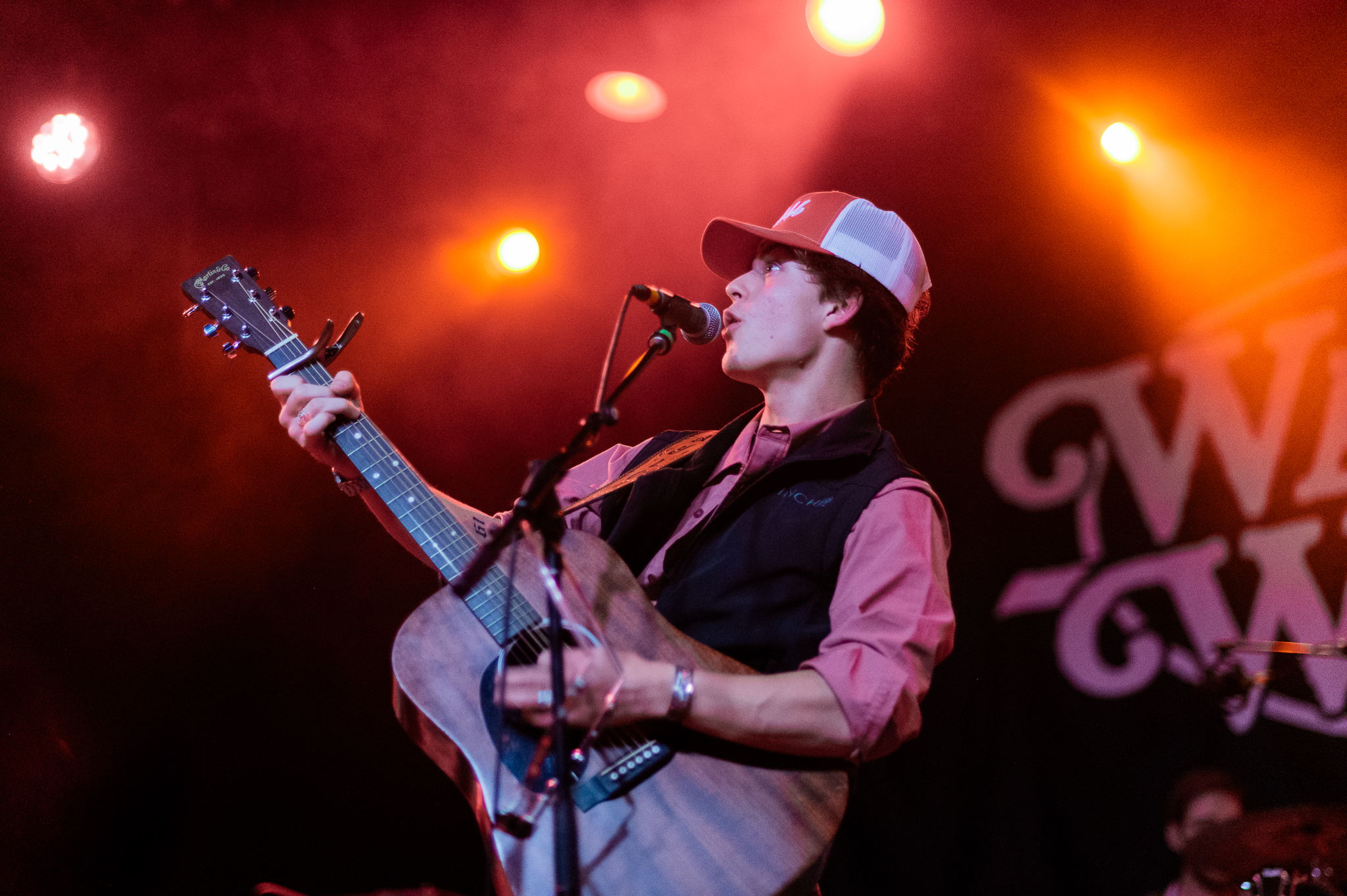 Waylon Wyatt in concert